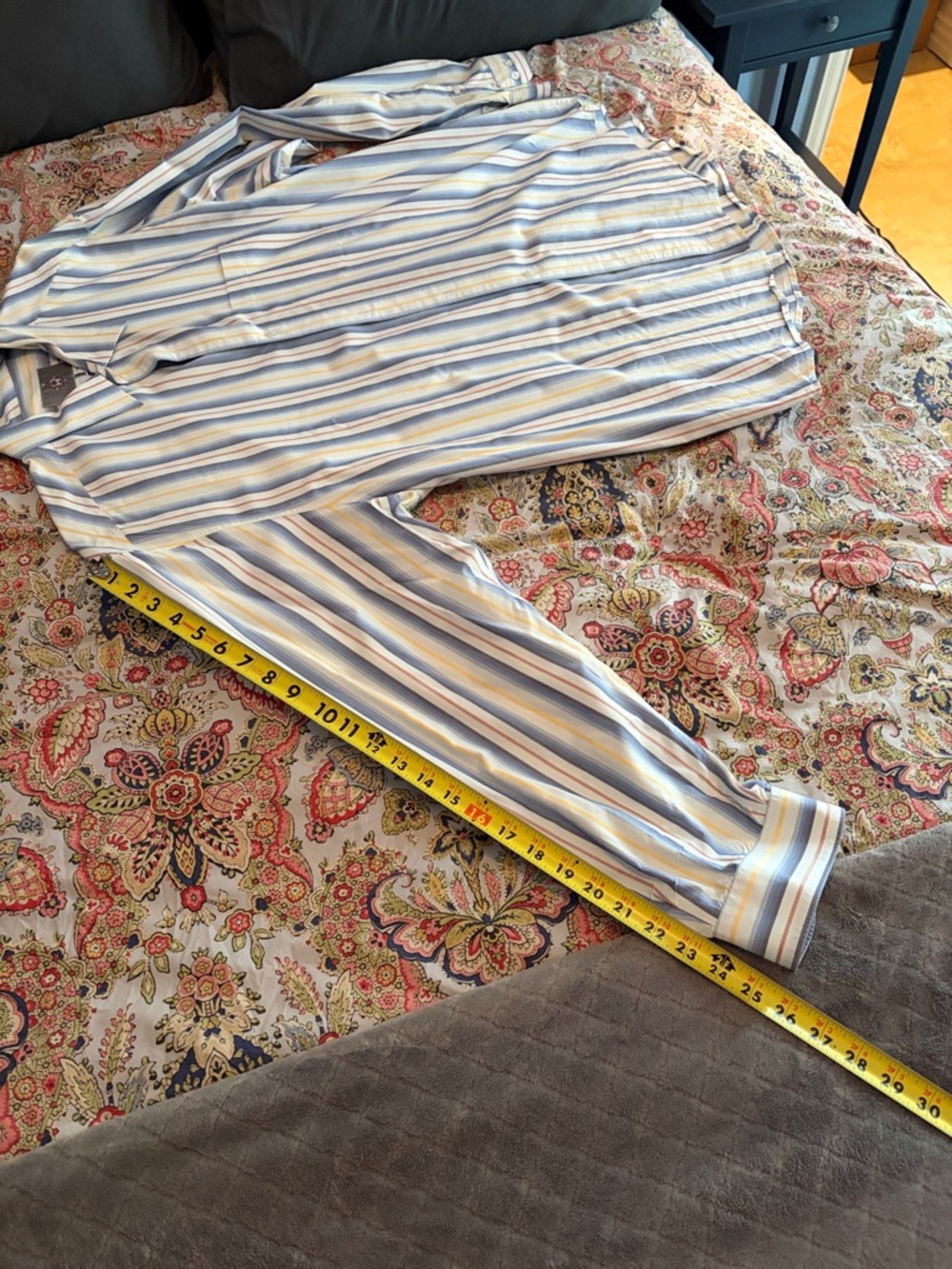 The Territory Ahead Blue and Yellow Casual Button Down Shirt - Picture 7 of 8